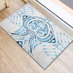 Maori Rugby Custom Ngaru Mangopare Rubber Doormat Kahui Whetu Niho Taniwha Motif