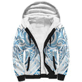 Maori Rugby Custom Ngaru Mangopare Sherpa Hoodie Kahui Whetu Niho Taniwha Motif