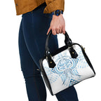 Maori Rugby Custom Ngaru Mangopare Shoulder Handbag Kahui Whetu Niho Taniwha Motif
