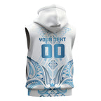 Maori Rugby Custom Ngaru Mangopare Sleeveless Hoodie Kahui Whetu Niho Taniwha Motif