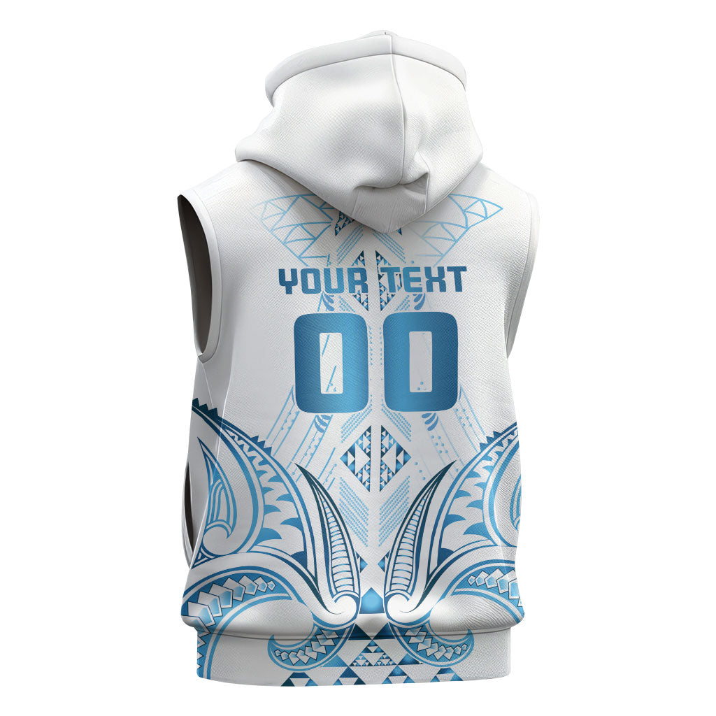 Maori Rugby Custom Ngaru Mangopare Sleeveless Hoodie Kahui Whetu Niho Taniwha Motif