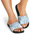 Maori Rugby Custom Ngaru Mangopare Slide Sandals Kahui Whetu Niho Taniwha Motif