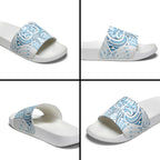 Maori Rugby Custom Ngaru Mangopare Slide Sandals Kahui Whetu Niho Taniwha Motif
