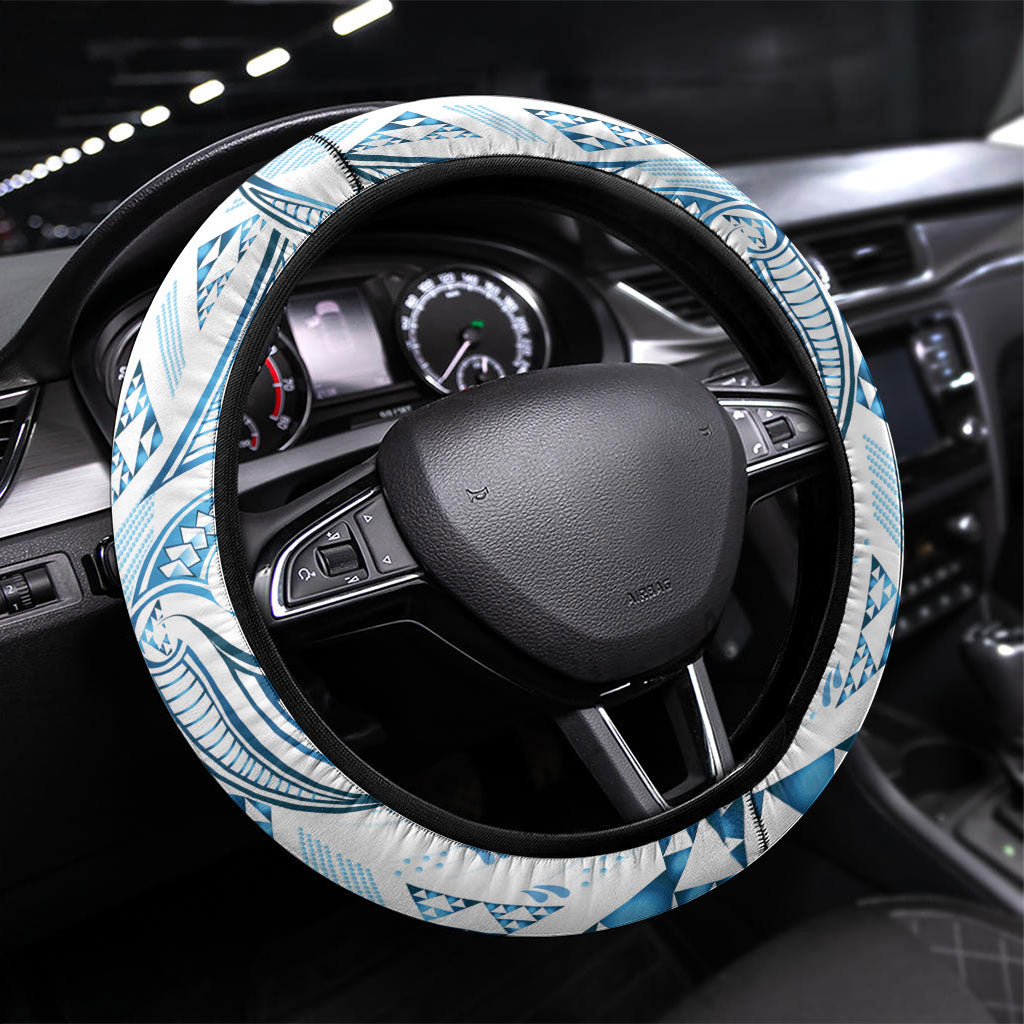 Maori Rugby Ngaru Mangopare Steering Wheel Cover Kahui Whetu Niho Taniwha Motif