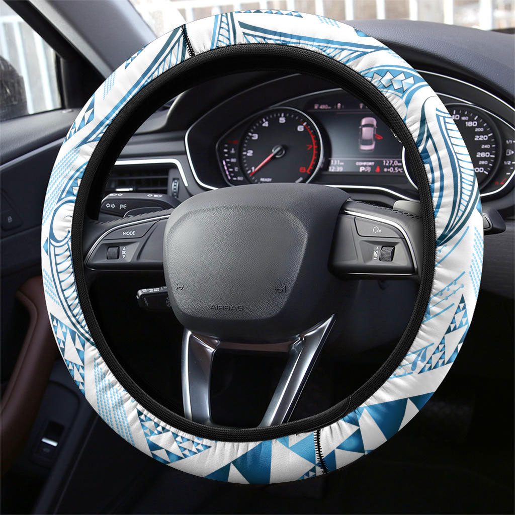 Maori Rugby Ngaru Mangopare Steering Wheel Cover Kahui Whetu Niho Taniwha Motif