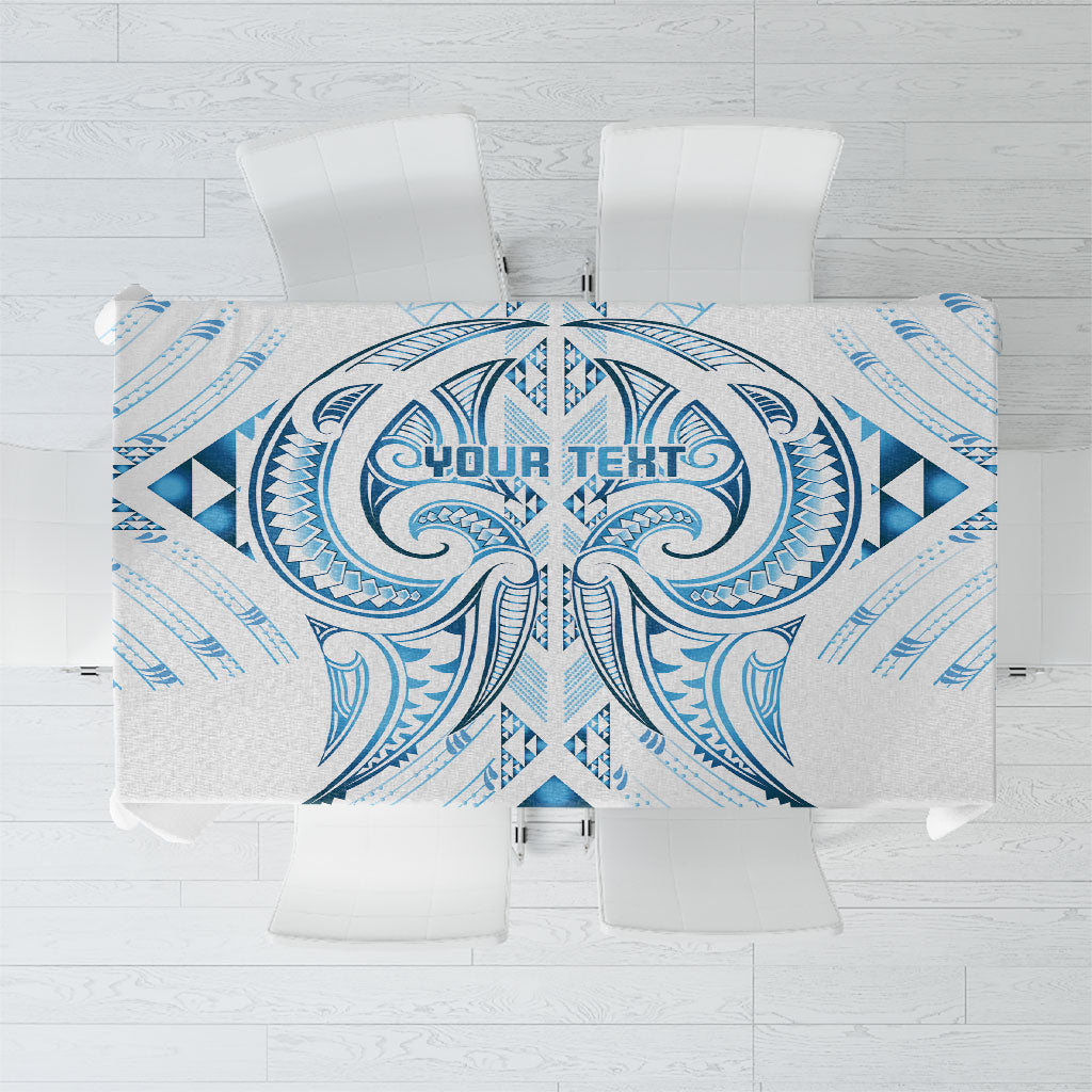 Maori Rugby Custom Ngaru Mangopare Tablecloth Kahui Whetu Niho Taniwha Motif