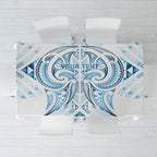 Maori Rugby Custom Ngaru Mangopare Tablecloth Kahui Whetu Niho Taniwha Motif