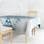 Maori Rugby Custom Ngaru Mangopare Tablecloth Kahui Whetu Niho Taniwha Motif