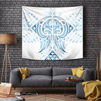 Maori Rugby Custom Ngaru Mangopare Tapestry Kahui Whetu Niho Taniwha Motif