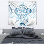 Maori Rugby Custom Ngaru Mangopare Tapestry Kahui Whetu Niho Taniwha Motif