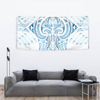 Maori Rugby Custom Ngaru Mangopare Tapestry Kahui Whetu Niho Taniwha Motif