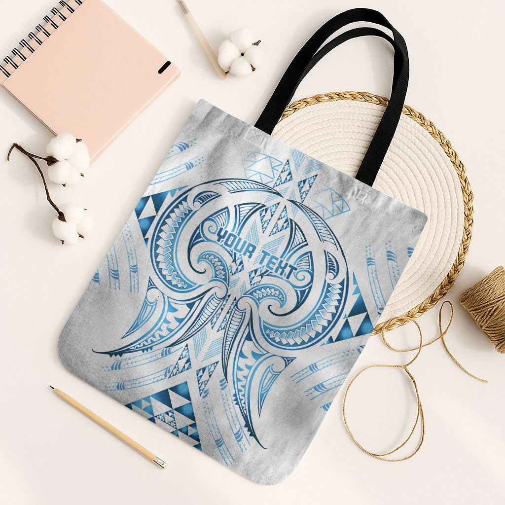 Maori Rugby Custom Ngaru Mangopare Tote Bag Kahui Whetu Niho Taniwha Motif