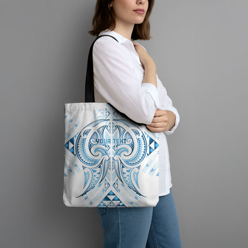 Maori Rugby Custom Ngaru Mangopare Tote Bag Kahui Whetu Niho Taniwha Motif