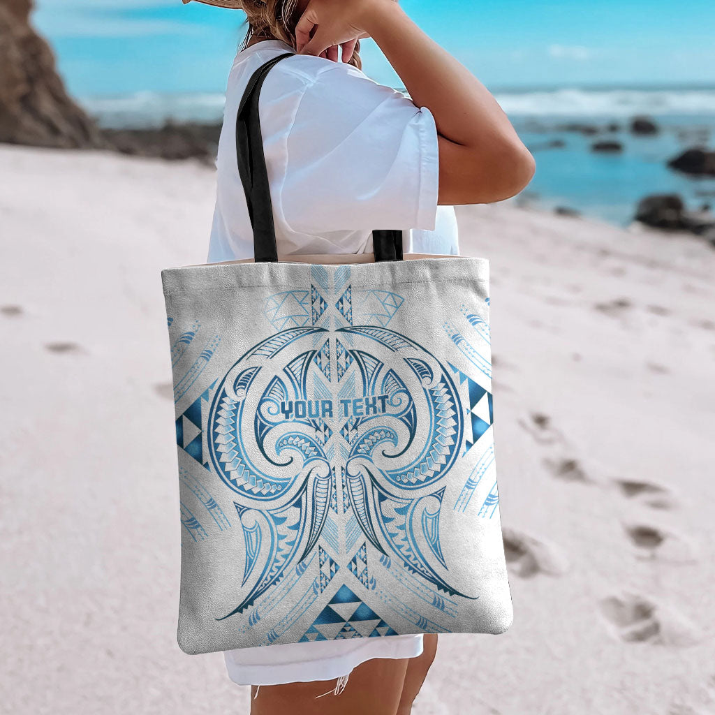 Maori Rugby Custom Ngaru Mangopare Tote Bag Kahui Whetu Niho Taniwha Motif