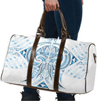 Maori Rugby Custom Ngaru Mangopare Travel Bag Kahui Whetu Niho Taniwha Motif