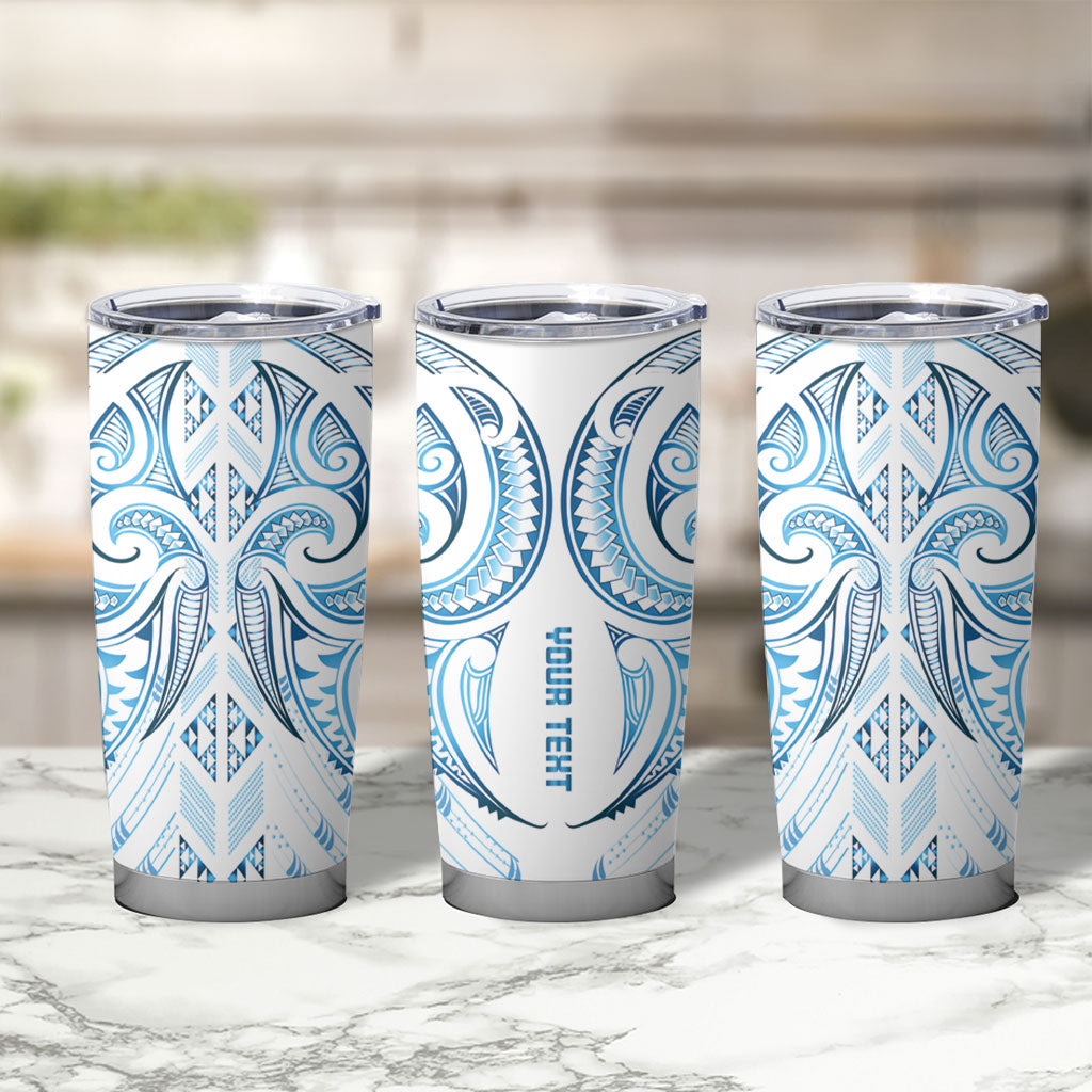 Maori Rugby Custom Ngaru Mangopare Tumbler Cup Kahui Whetu Niho Taniwha Motif