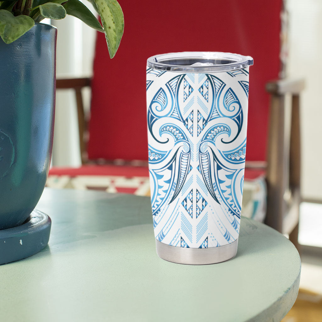 Maori Rugby Custom Ngaru Mangopare Tumbler Cup Kahui Whetu Niho Taniwha Motif
