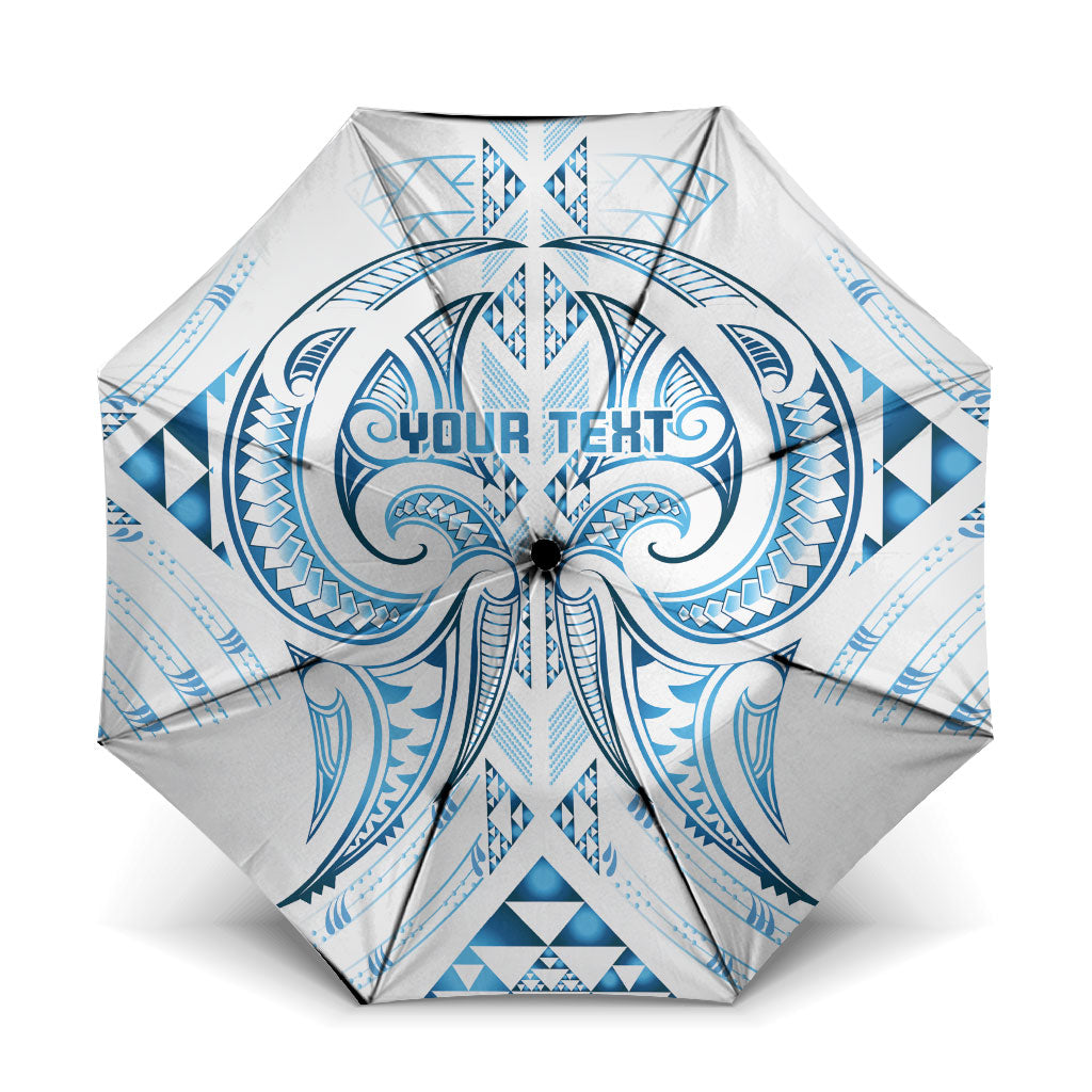 Maori Rugby Custom Ngaru Mangopare Umbrella Kahui Whetu Niho Taniwha Motif
