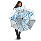 Maori Rugby Custom Ngaru Mangopare Umbrella Kahui Whetu Niho Taniwha Motif