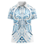 Maori Rugby Custom Ngaru Mangopare Women Polo Shirt Kahui Whetu Niho Taniwha Motif
