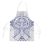 Maori Rugby Custom Ngaru Mangopare Apron Kikorangi Niho Taniwha Motif