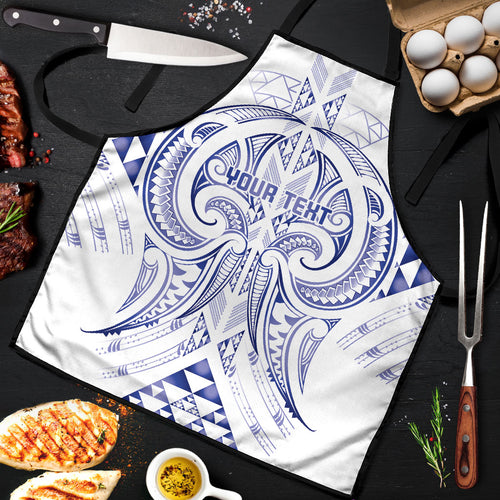 Maori Rugby Custom Ngaru Mangopare Apron Kikorangi Niho Taniwha Motif