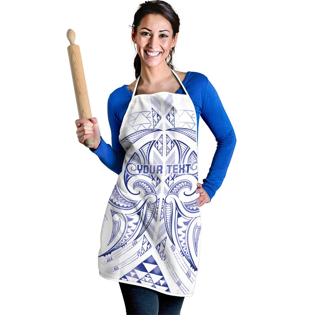 Maori Rugby Custom Ngaru Mangopare Apron Kikorangi Niho Taniwha Motif