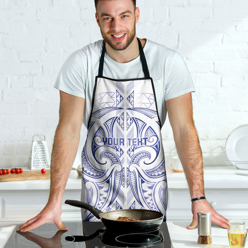 Maori Rugby Custom Ngaru Mangopare Apron Kikorangi Niho Taniwha Motif
