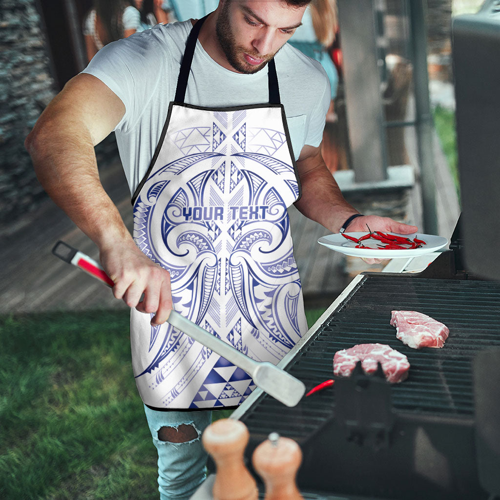 Maori Rugby Custom Ngaru Mangopare Apron Kikorangi Niho Taniwha Motif