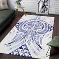 Maori Rugby Custom Ngaru Mangopare Area Rug Kikorangi Niho Taniwha Motif