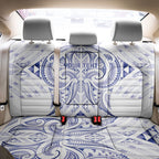 Maori Rugby Custom Ngaru Mangopare Back Car Seat Cover Kikorangi Niho Taniwha Motif