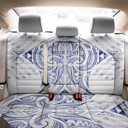 Maori Rugby Custom Ngaru Mangopare Back Car Seat Cover Kikorangi Niho Taniwha Motif