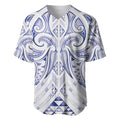 Maori Rugby Custom Ngaru Mangopare Baseball Jersey Kikorangi Niho Taniwha Motif