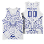 Maori Rugby Custom Ngaru Mangopare Basketball Jersey Kikorangi Niho Taniwha Motif