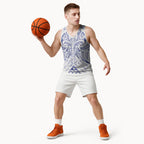 Maori Rugby Custom Ngaru Mangopare Basketball Jersey Kikorangi Niho Taniwha Motif