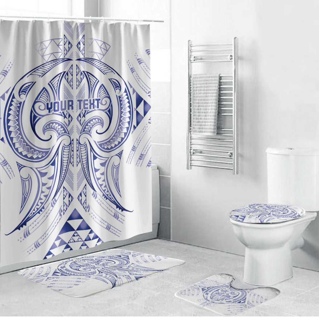 Maori Rugby Custom Ngaru Mangopare Bathroom Set Kikorangi Niho Taniwha Motif