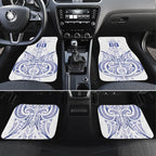 Maori Rugby Custom Ngaru Mangopare Car Mats Kikorangi Niho Taniwha Motif