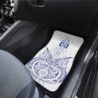 Maori Rugby Custom Ngaru Mangopare Car Mats Kikorangi Niho Taniwha Motif