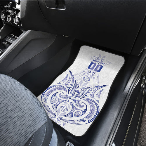 Maori Rugby Custom Ngaru Mangopare Car Mats Kikorangi Niho Taniwha Motif