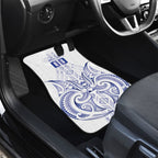 Maori Rugby Custom Ngaru Mangopare Car Mats Kikorangi Niho Taniwha Motif