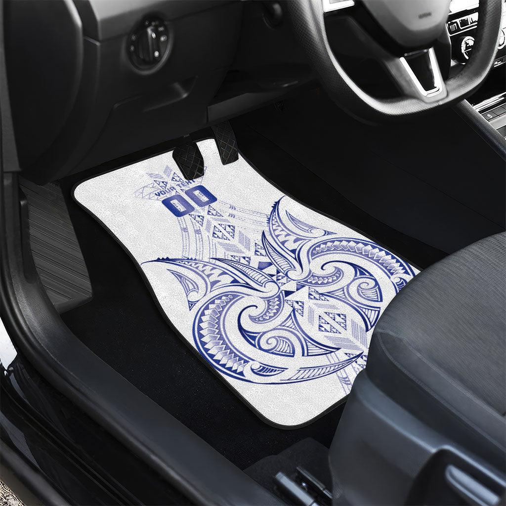 Maori Rugby Custom Ngaru Mangopare Car Mats Kikorangi Niho Taniwha Motif