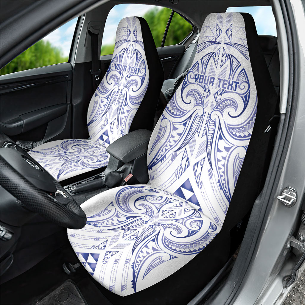 Maori Rugby Custom Ngaru Mangopare Car Seat Cover Kikorangi Niho Taniwha Motif