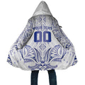 Maori Rugby Custom Ngaru Mangopare Cloak Kikorangi Niho Taniwha Motif