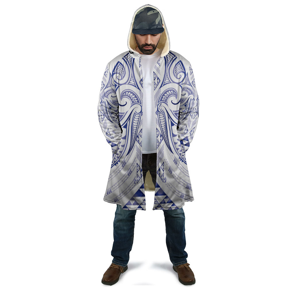 Maori Rugby Custom Ngaru Mangopare Cloak Kikorangi Niho Taniwha Motif