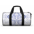 Maori Rugby Custom Ngaru Mangopare Duffle Bag Kikorangi Niho Taniwha Motif