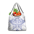 Maori Rugby Custom Ngaru Mangopare Grocery Bag Kikorangi Niho Taniwha Motif