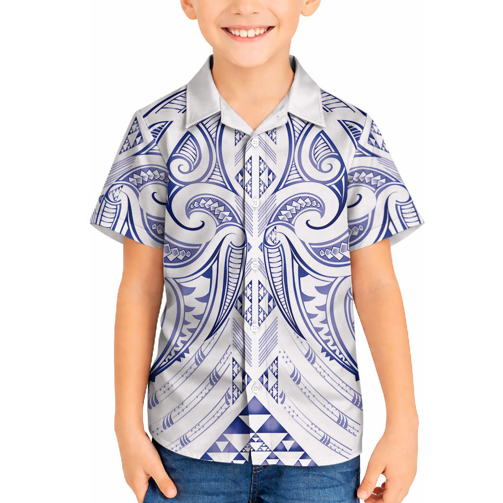 Maori Rugby Custom Ngaru Mangopare Hawaiian Shirt Kikorangi Niho Taniwha Motif