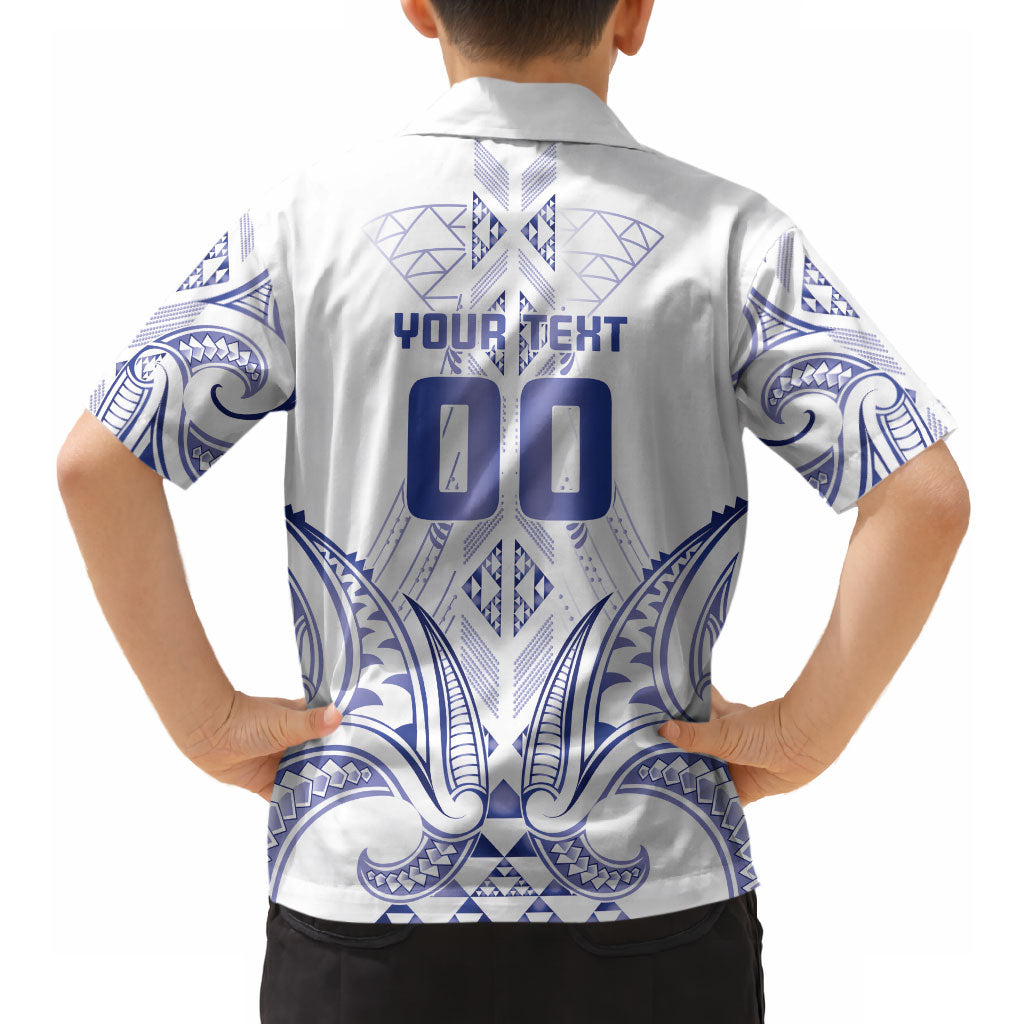 Maori Rugby Custom Ngaru Mangopare Hawaiian Shirt Kikorangi Niho Taniwha Motif