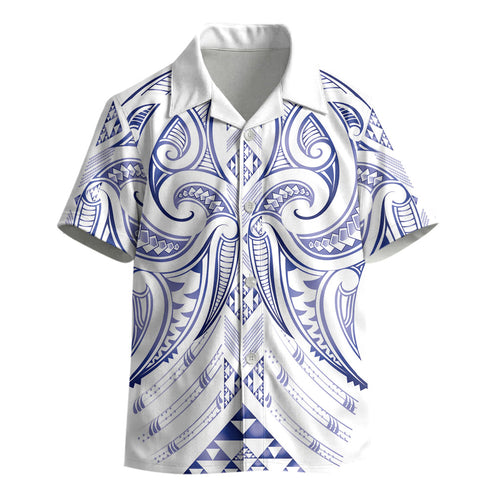 Maori Rugby Custom Ngaru Mangopare Kid Hawaiian Shirt Kikorangi Niho Taniwha Motif