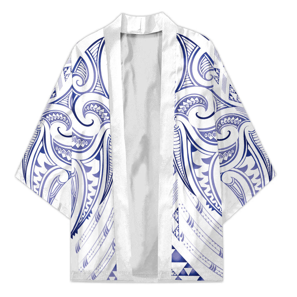 Maori Rugby Custom Ngaru Mangopare Kimono Kikorangi Niho Taniwha Motif